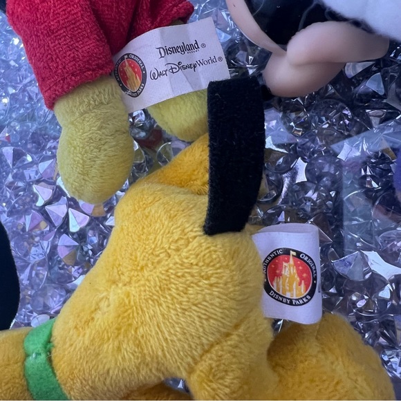 3 mini plush Disney park’s merchandise Mickey Mouse goofy and rockstar Mickey - Picture 3 of 6
